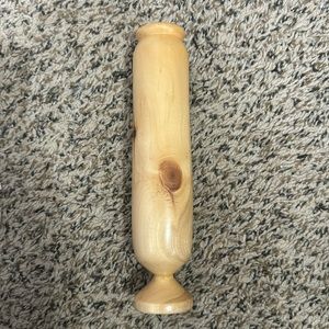 Vtg Gold Creek Aspen Wood Vase J Stratton